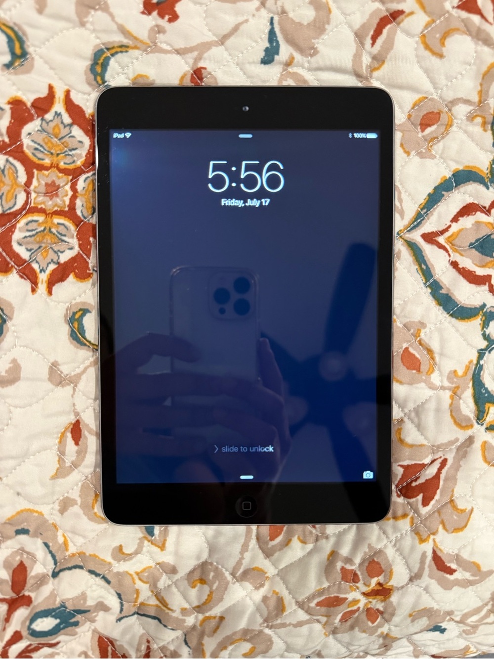 Apple iPad Mini Black Front / Silver Back Tablet